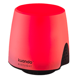 kuando Busylight UC Omega showing Busy